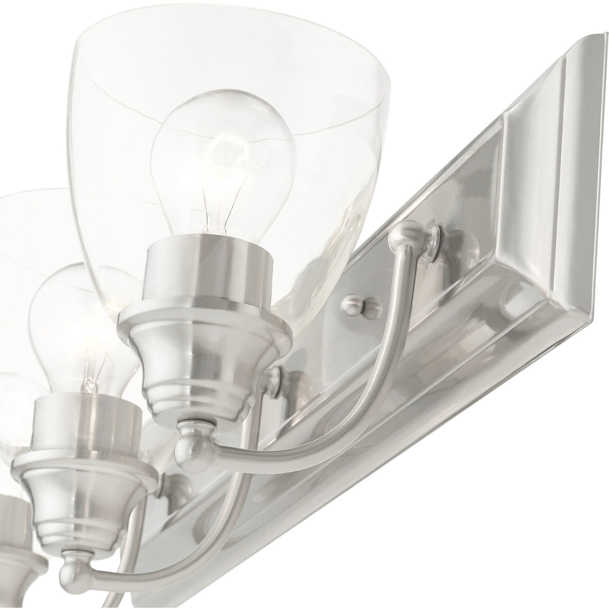 Birmingham 3 Light 24 inch Brushed Nickel Vanity Sconce Wall Light