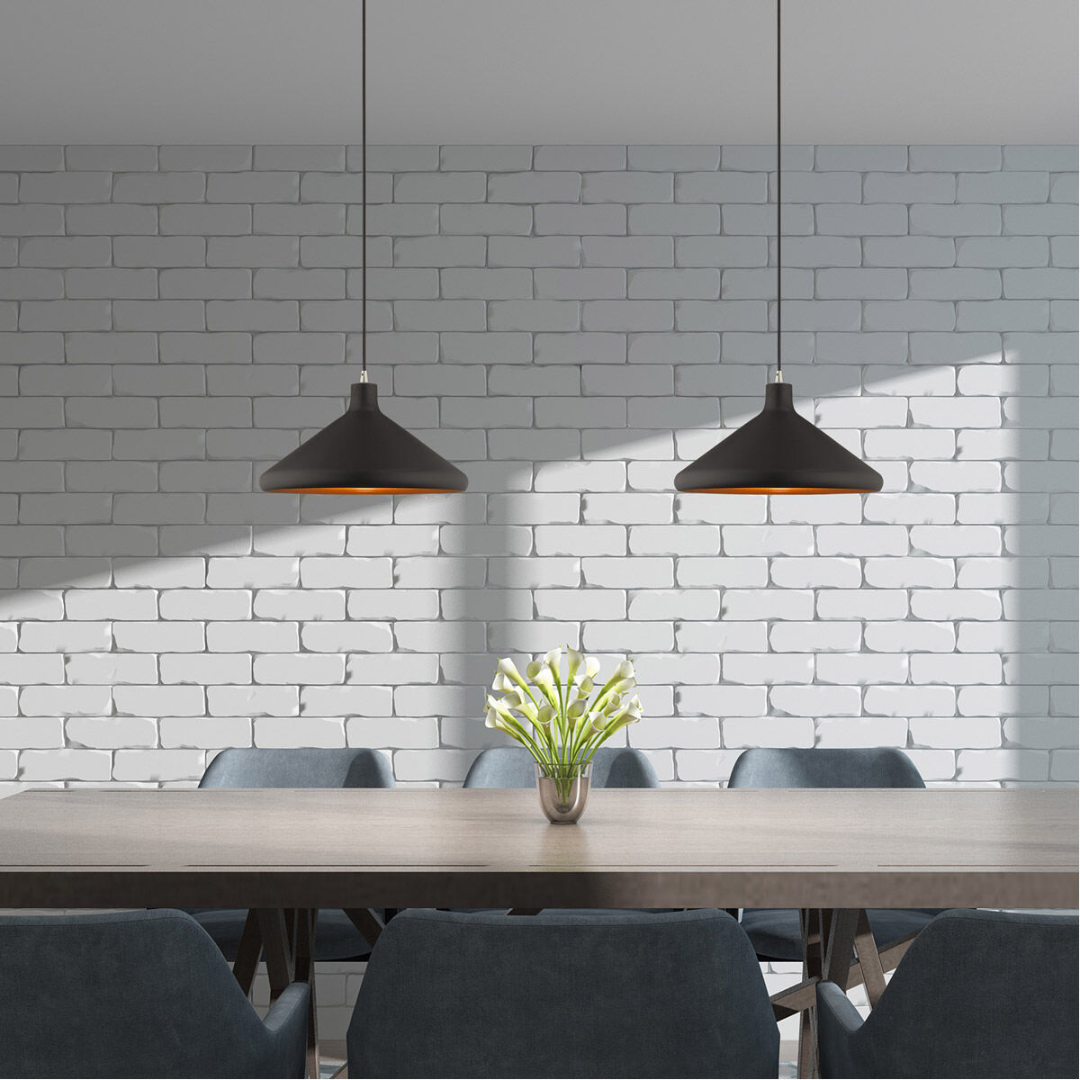 Allison 1 Light 15 inch Black Mini Pendant Ceiling Light