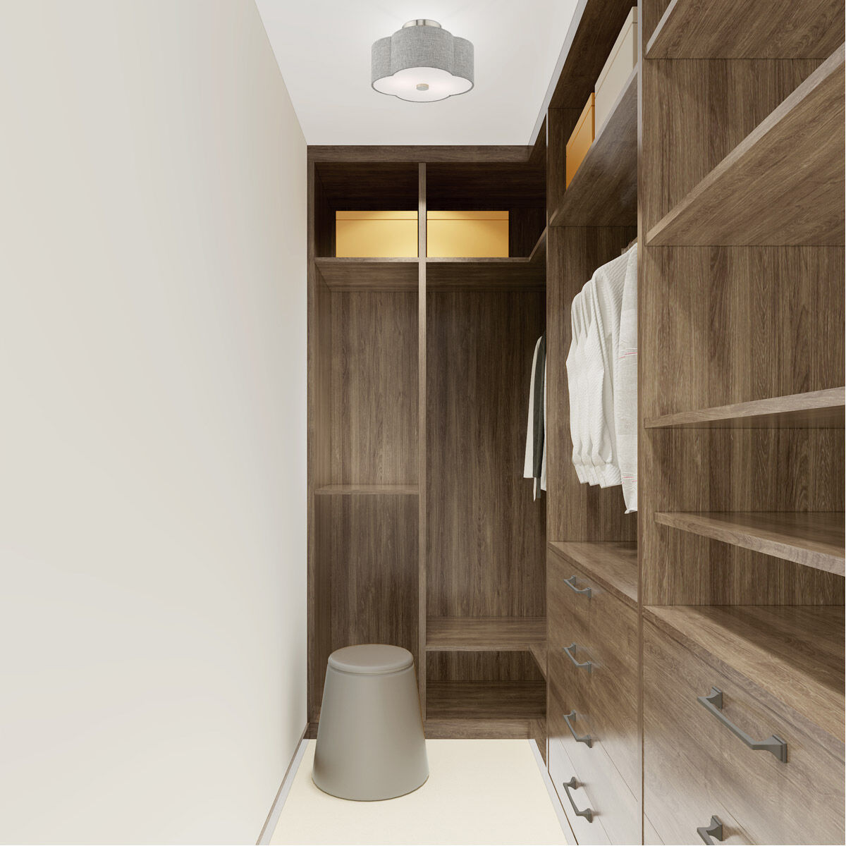 Kalmar 2 Light 13 inch Brushed Nickel Semi-Flush Mount Ceiling Light