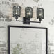 Twinewell 3 Light 23 inch Black Vanity Wall Sconce Wall Light