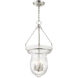 Andover 4 Light 14 inch Polished Nickel Pendant Ceiling Light