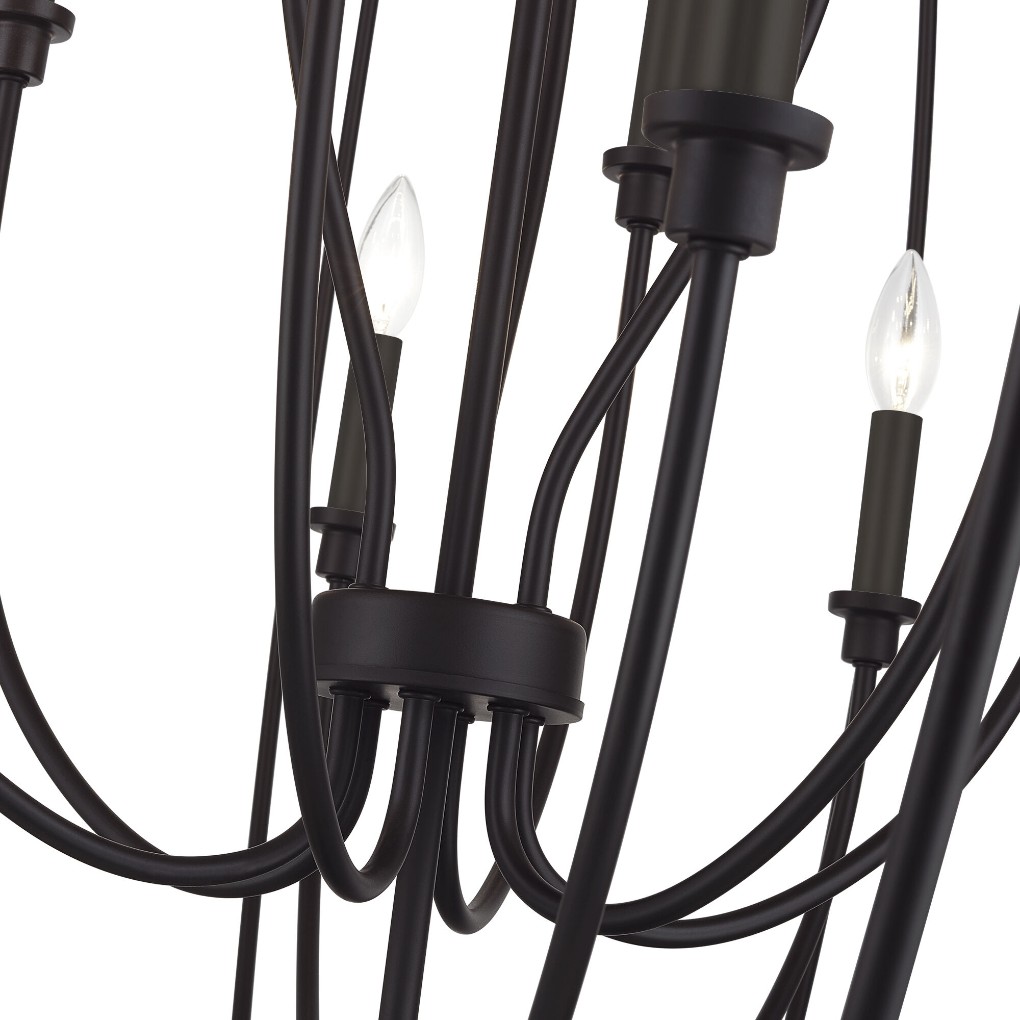 Milania 19 Light 48 inch Bronze Foyer Chandelier Ceiling Light