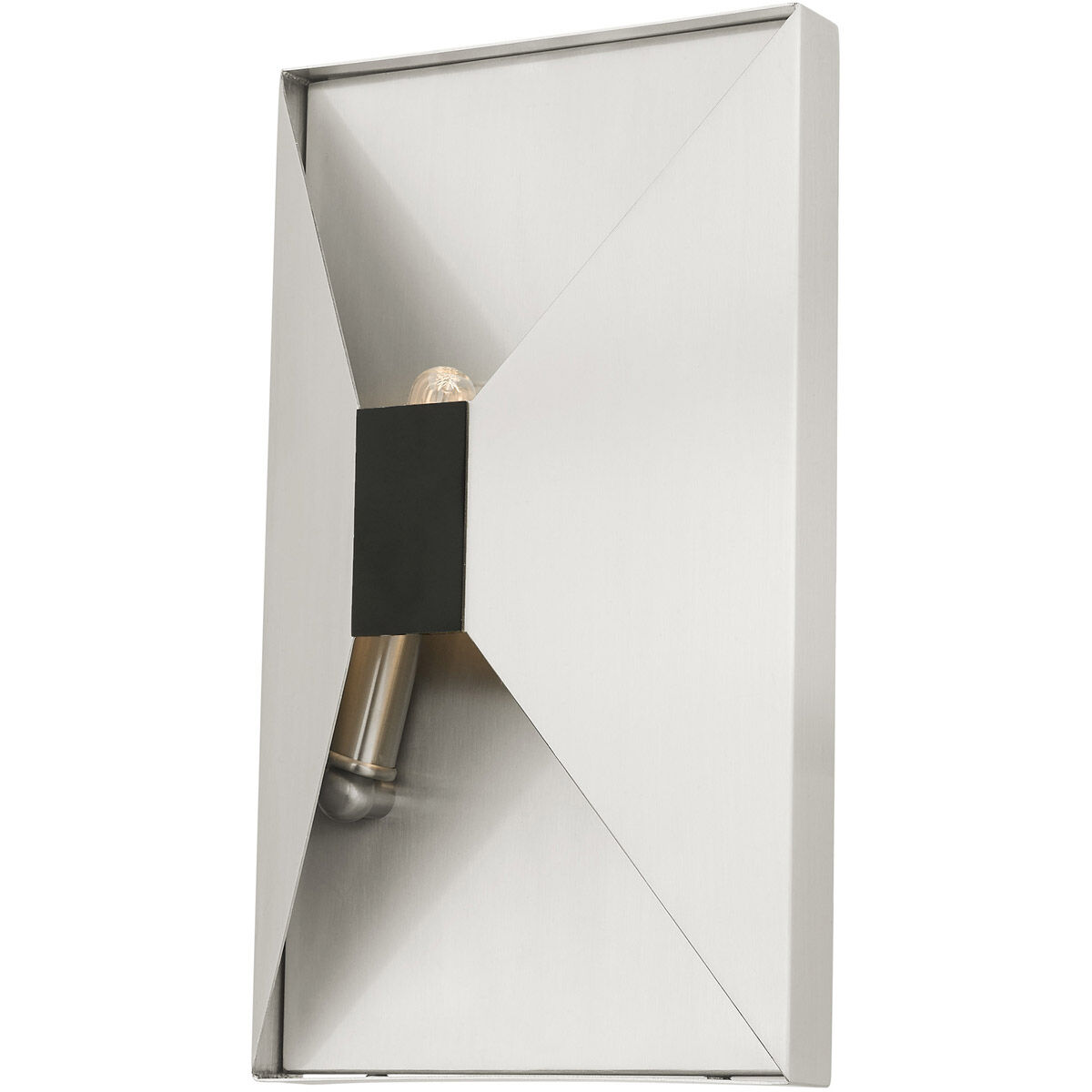 Lexford 2 Light 7 inch Brushed Nickel ADA ADA Sconce Wall Light