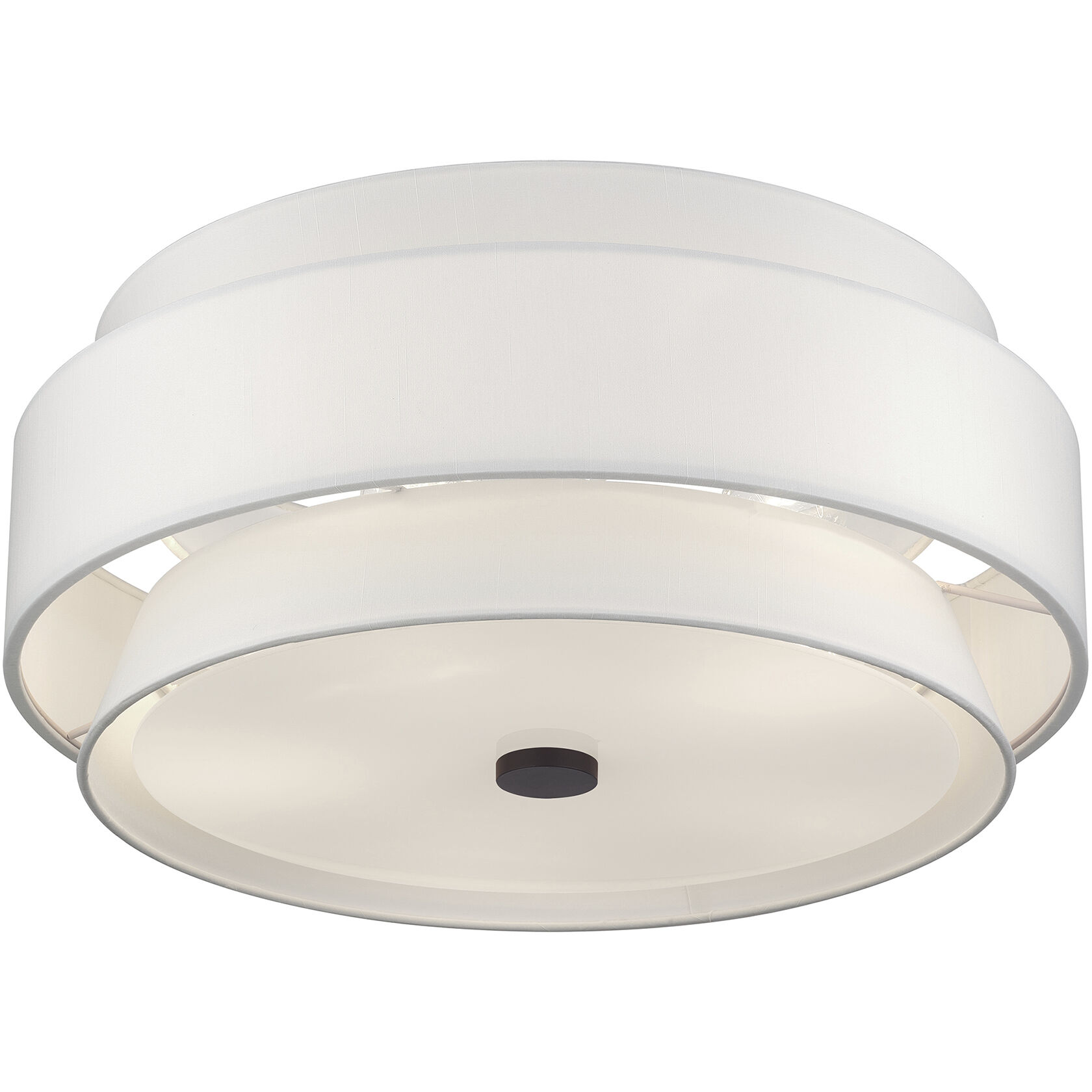 Fontana 5 Light 21 inch Bronze Semi-Flush Ceiling Light