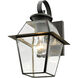 Westover 1 Light 13 inch Charcoal Outdoor Wall Lantern