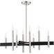 Denmark 8 Light 28 inch Brushed Nickel Chandelier Ceiling Light