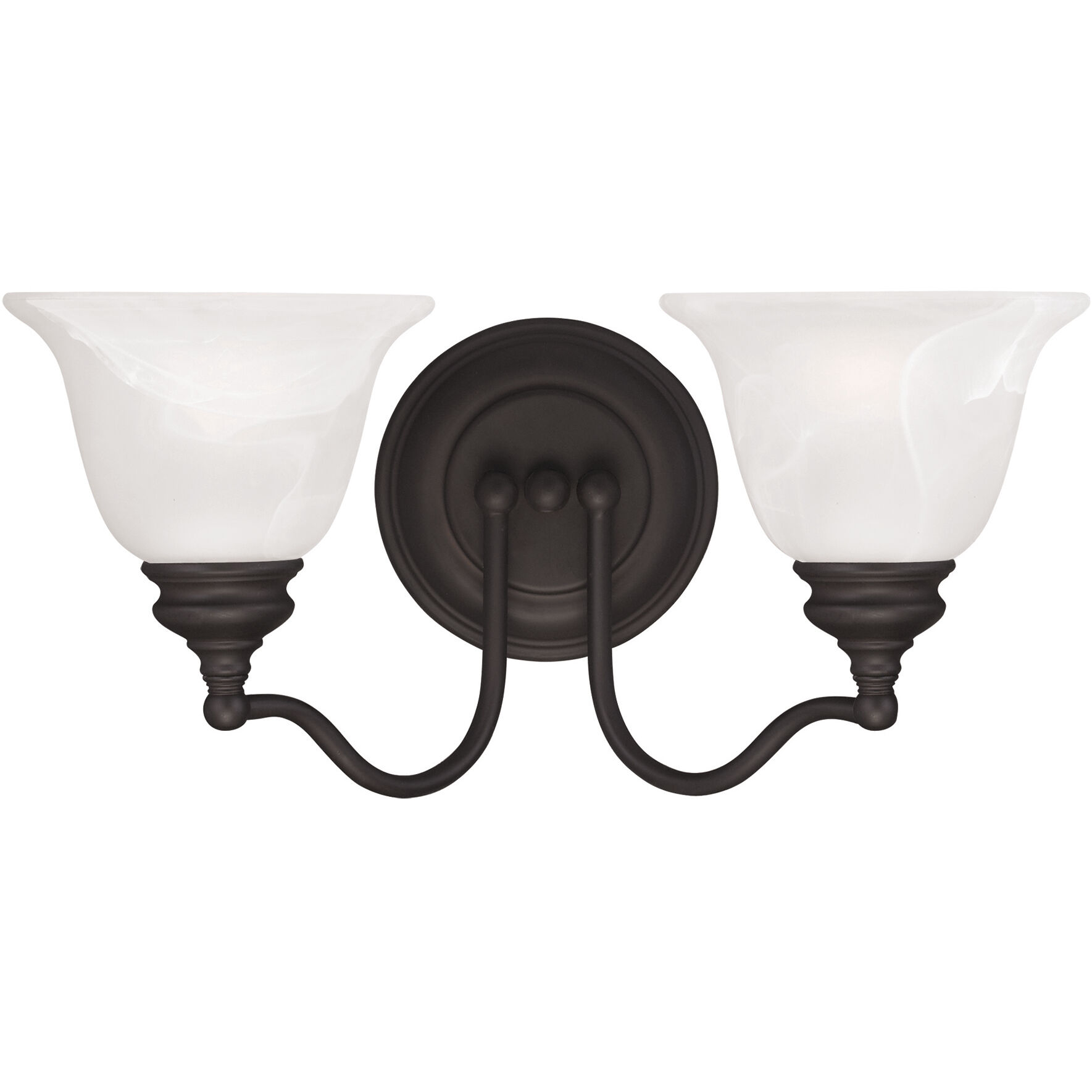 Essex 2 Light 15 inch Bronze Bath Vanity Wall Light