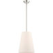 Prato 1 Light 11 inch Brushed Nickel Pendant Ceiling Light