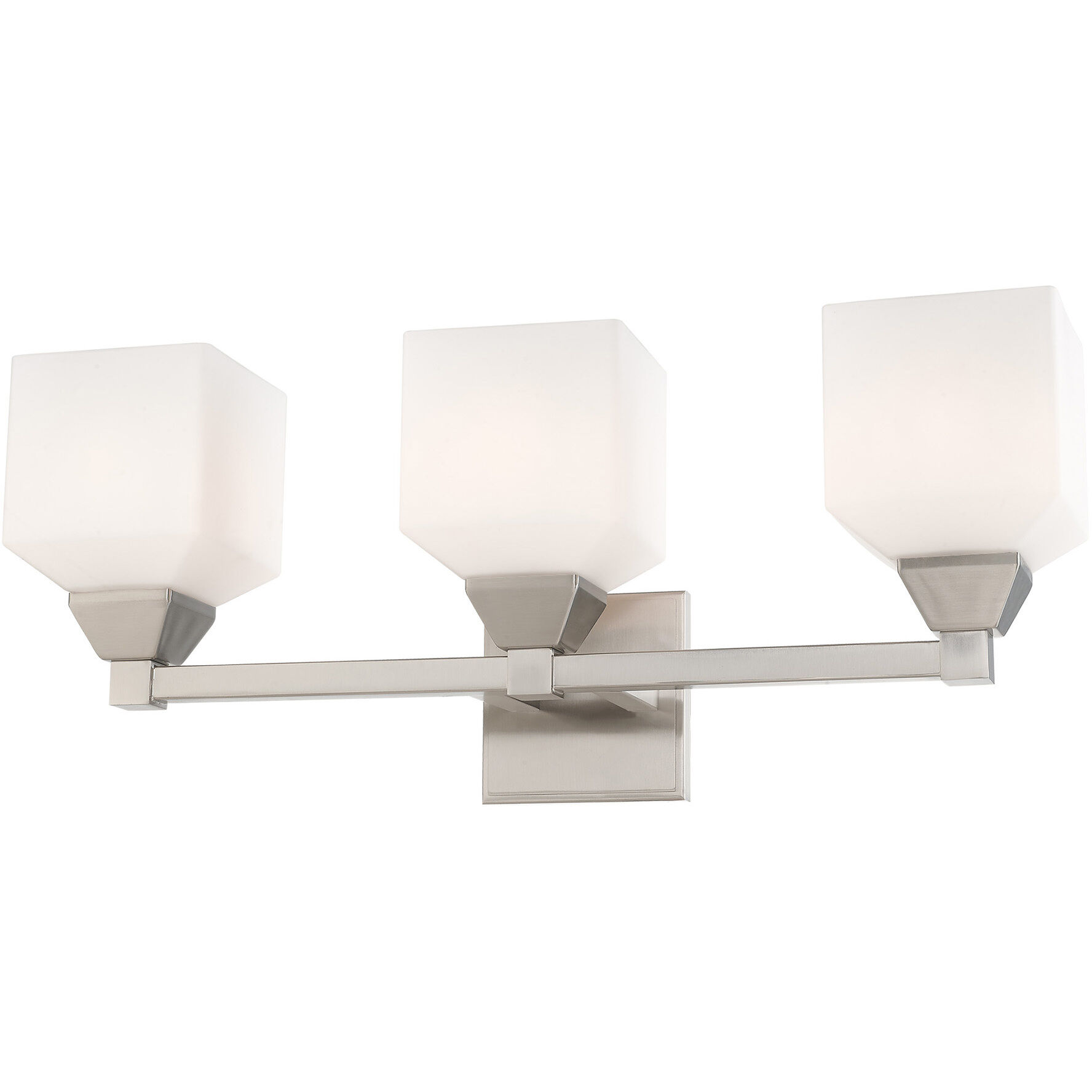 Aragon 3 Light 23 inch Brushed Nickel Bath Vanity Wall Light