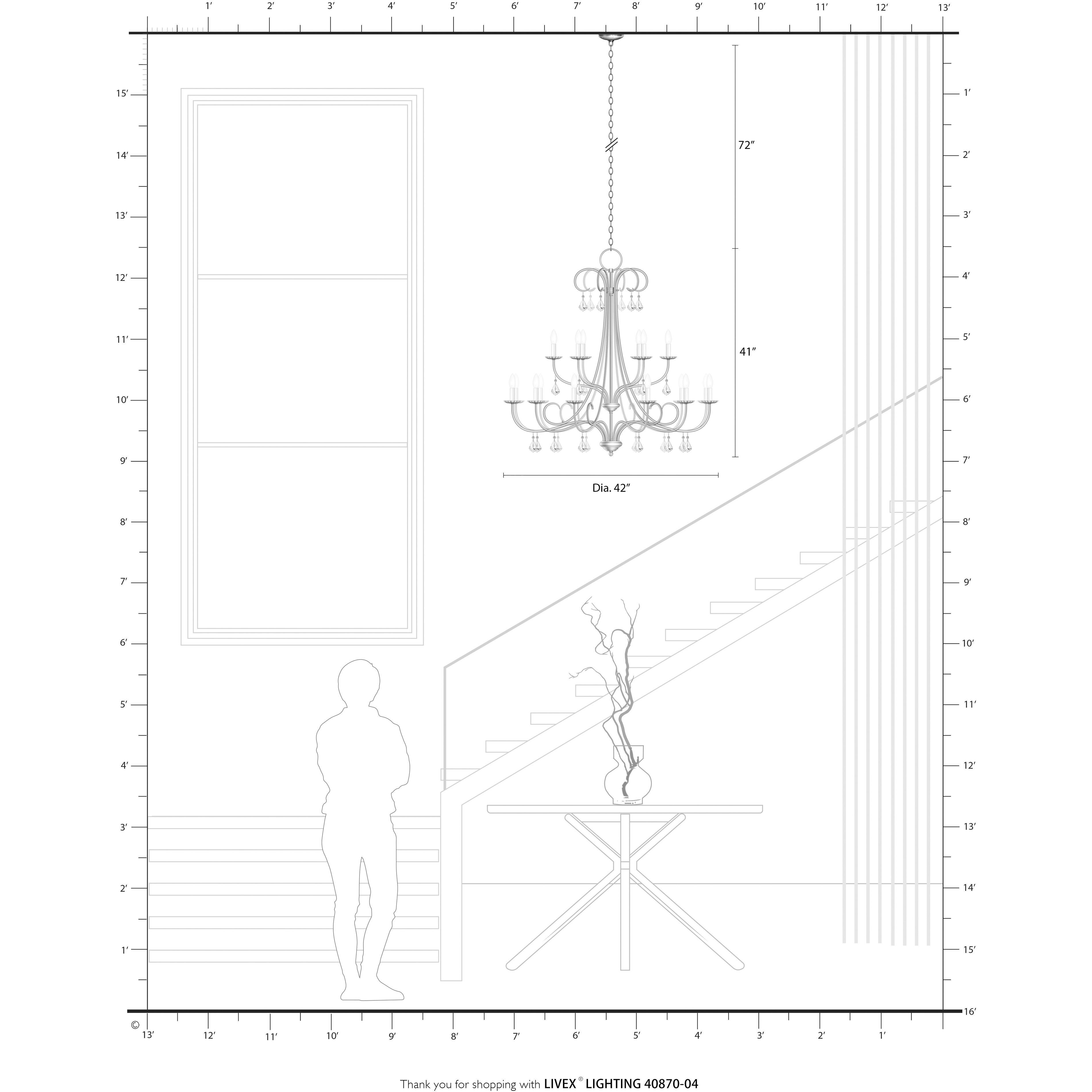 Daphne 18 Light 42 inch Black with Antique Brass Finish Accents Chandelier Ceiling Light in Black with Antique Brass Accents, Extra Large