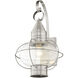 Newburyport 1 Light 21 inch Brushed Nickel Outdoor Wall Lantern
