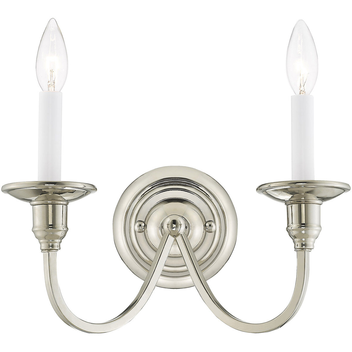 Cranford 2 Light 13 inch Polished Nickel Wall Sconce Wall Light