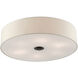 Meridian 6 Light 30 inch English Bronze Semi Flush Ceiling Light
