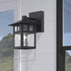 Crestlake 1 Light 8.5 inch Textured Black Outdoor Wall Lantern