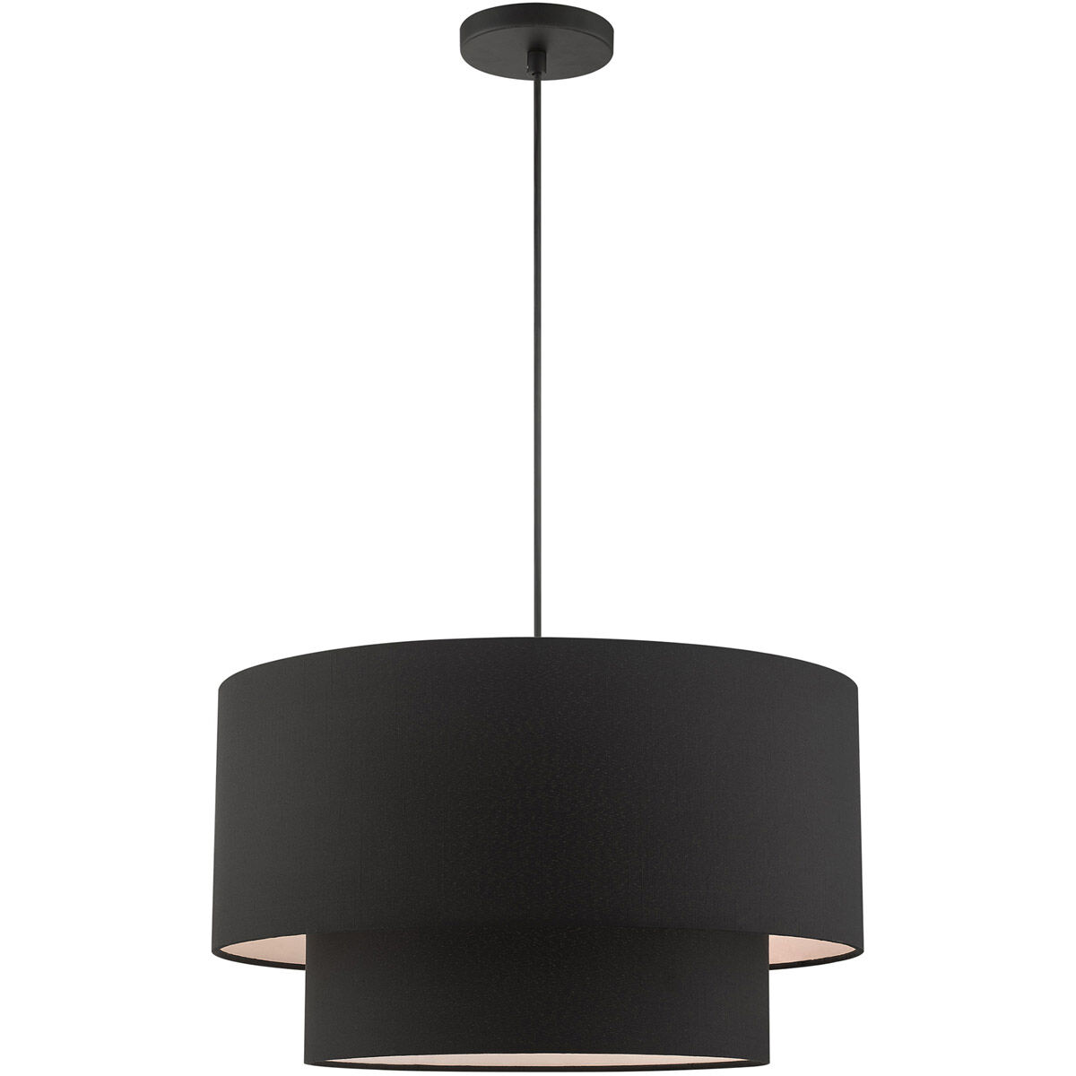 Bainbridge 3 Light 20 inch Black Pendant Ceiling Light