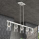 Bennington 5 Light 4.75 inch Brushed Nickel Large Linear Chandelier Ceiling Light
