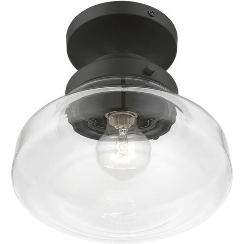 Avondale 1 Light 9 inch Black Semi-Flush Ceiling Light