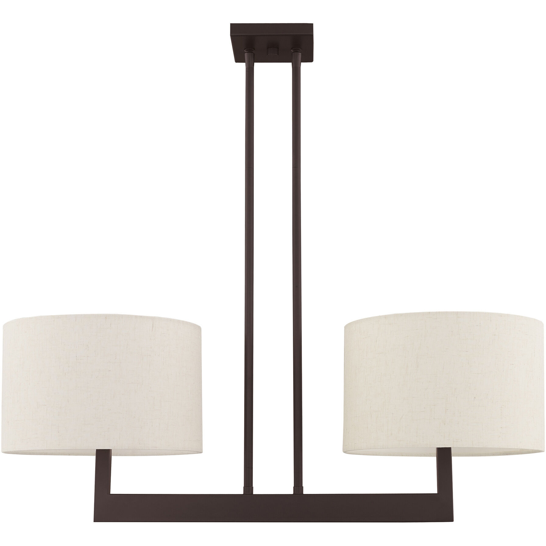 Hayworth 2 Light 30 inch Bronze Linear Chandelier Ceiling Light