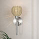 Summervine 1 Light 6.5 inch Brushed Nickel Single Sconce Wall Light, Single