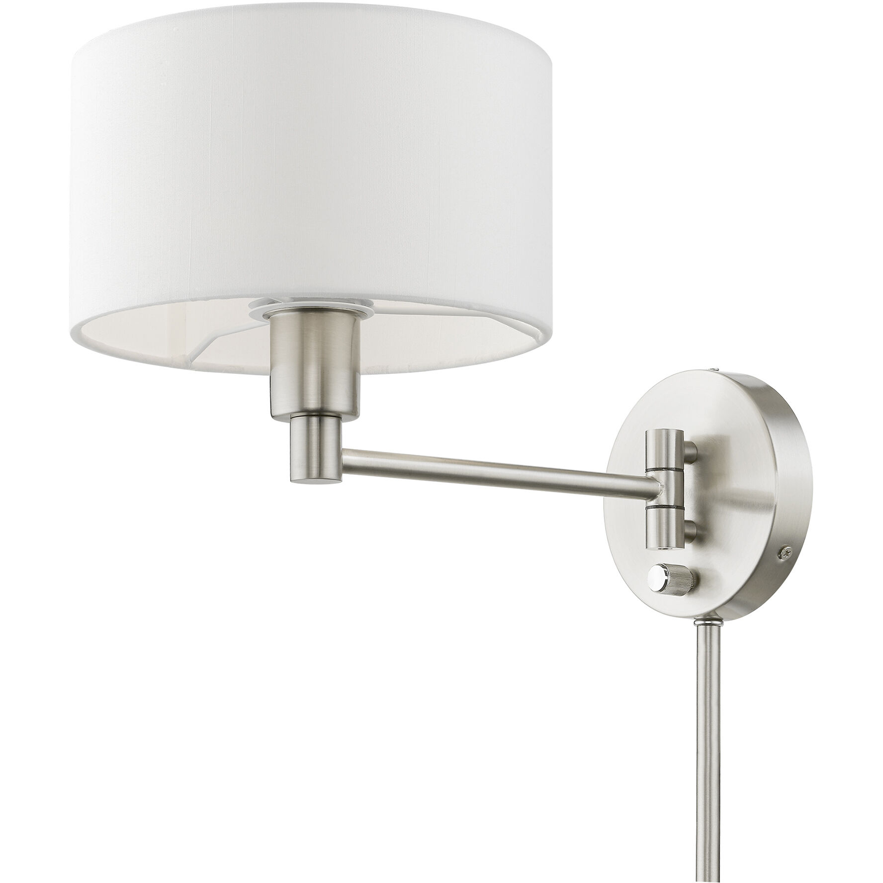 Allison 15 inch 60.00 watt Brushed Nickel Swing Arm Wall Lamp Wall Light