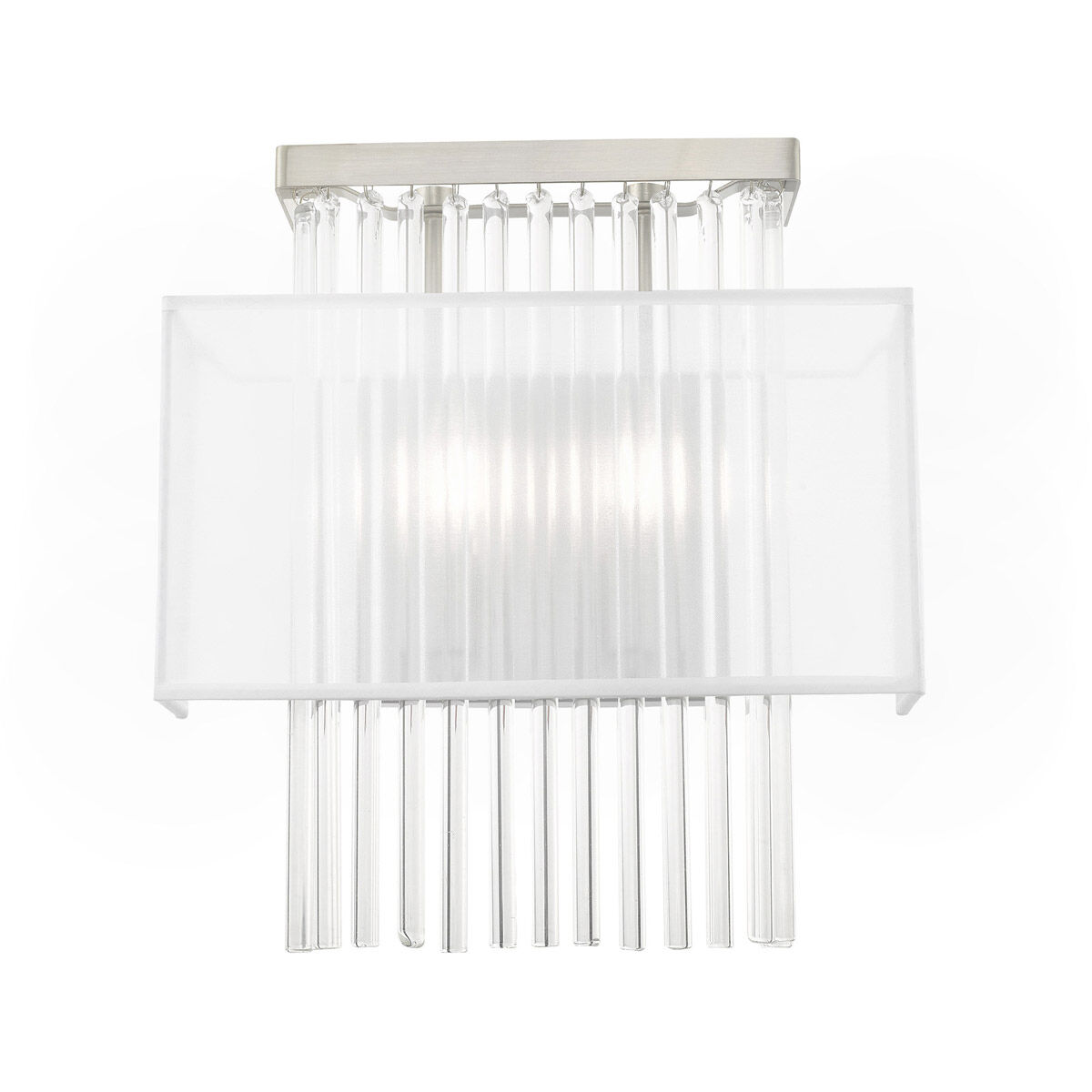 Alexis 2 Light 13 inch Brushed Nickel ADA ADA Wall Sconce Wall Light