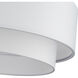 Manorwood 3 Light 18 inch Brushed Nickel Semi-Flush Ceiling Light