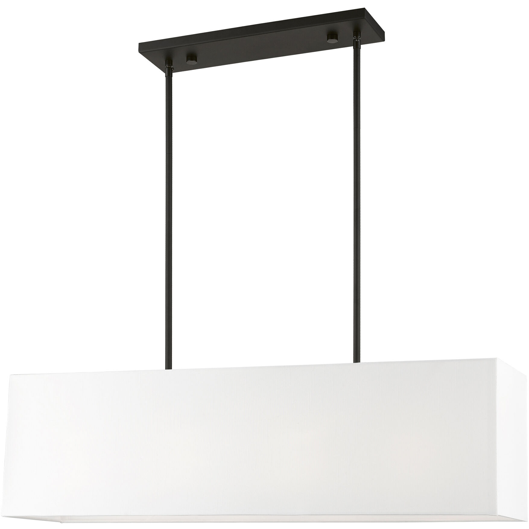 Summit Linear Chandelier Ceiling Light in Black