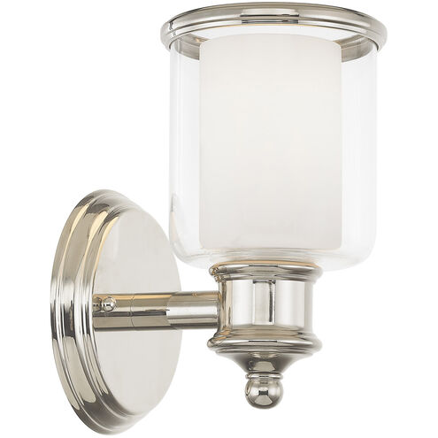 Middlebush 1 Light 6 inch Polished Nickel Wall Sconce Wall Light