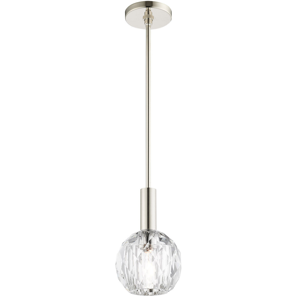 Whitfield 1 Light 7 inch Polished Nickel Pendant Ceiling Light