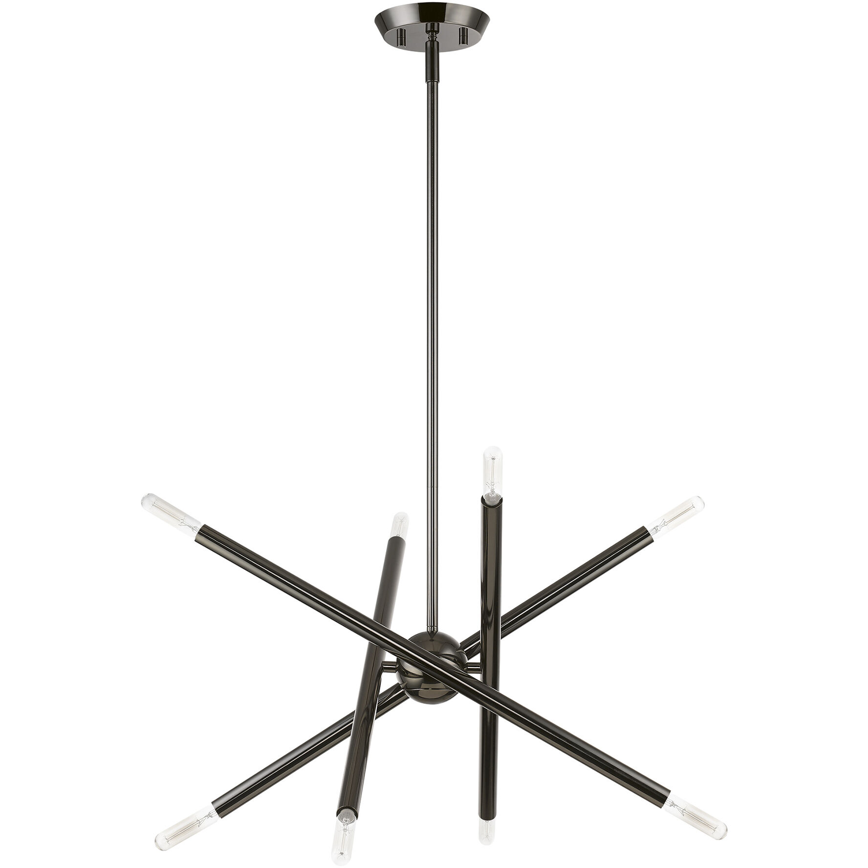 Soho 8 Light 19.5 inch Black Chrome Chandelier Ceiling Light
