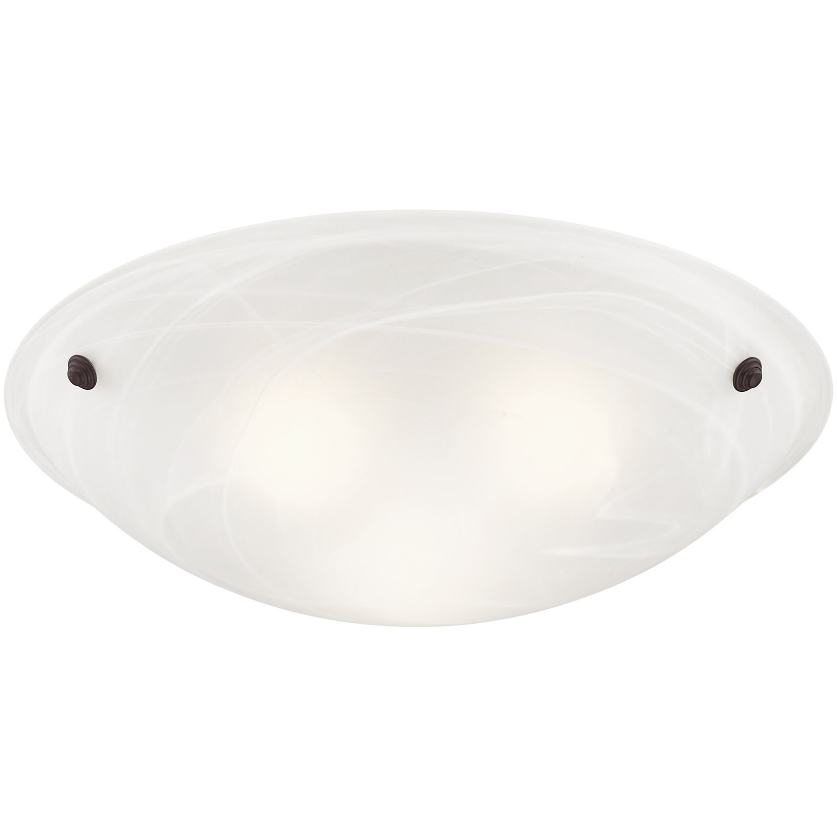 Oasis 3 Light 20 inch Bronze Semi-Flush Mount Ceiling Light