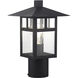 Crestlake 1 Light 11.75 inch Textured Black Outdoor Post Top Lantern