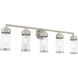 Hillcrest 5 Light 36 inch Brushed Nickel Bath Vanity Wall Light