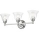 Moreland 3 Light 24 inch Polished Chrome Vanity Sconce Wall Light