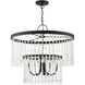 Elizabeth 5 Light 24 inch Black Pendant Chandelier Ceiling Light