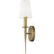 Witten 1 Light 4 inch Antique Brass ADA ADA Wall Sconce Wall Light