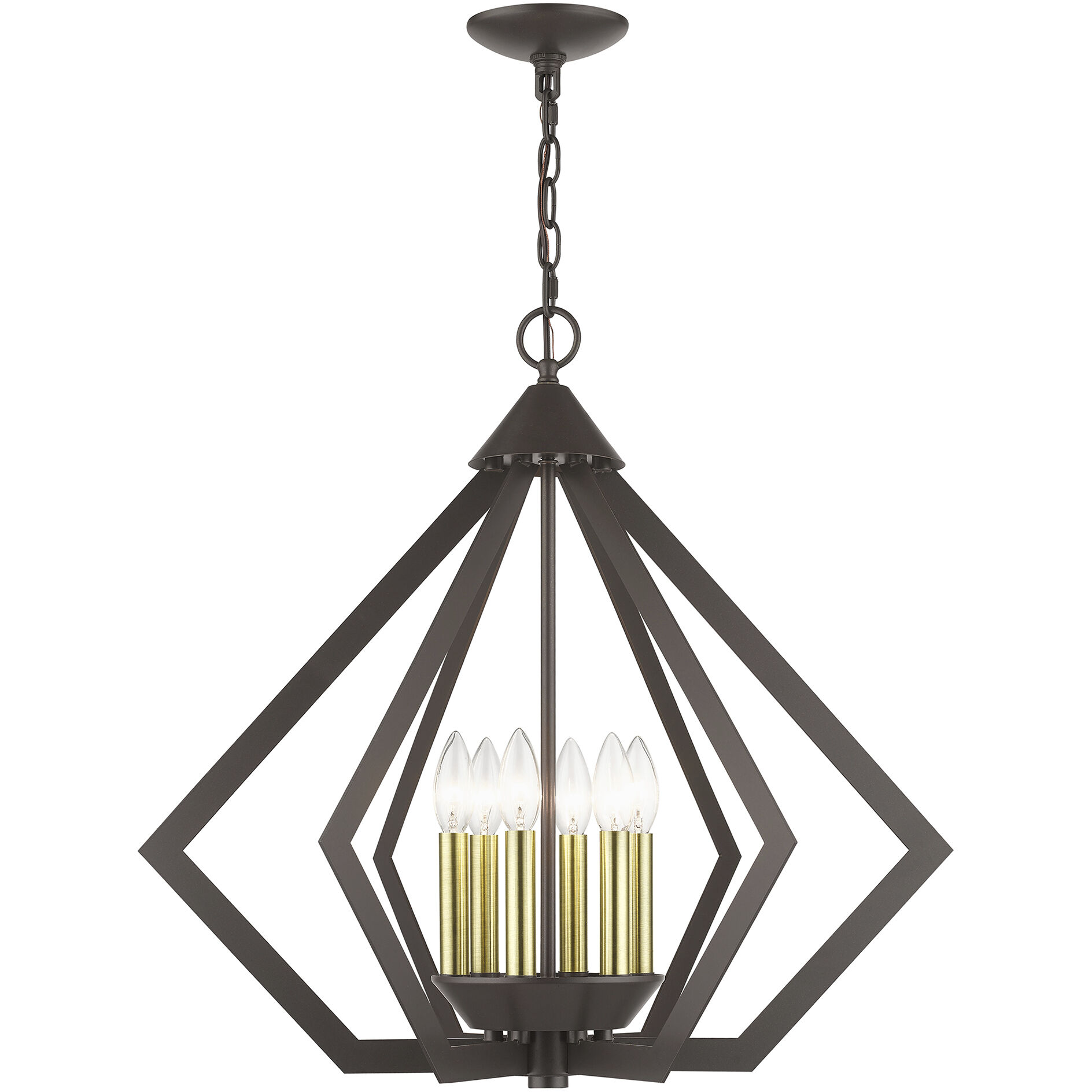 Prism 6 Light 26.00 inch Chandelier