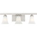 Ridgedale 3 Light 25 inch Brushed Nickel Bath Vanity Wall Light