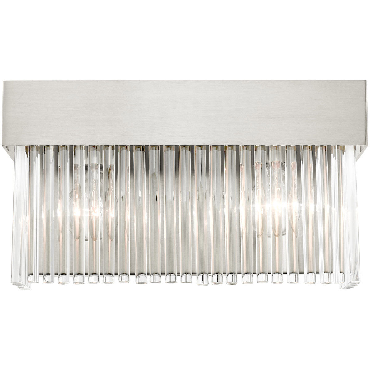 Norwich 2 Light 14 inch Brushed Nickel ADA Sconce Wall Light