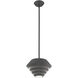 Amsterdam 1 Light 10 inch Scandinavian Gray Mini Pendant Ceiling Light