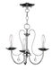 Mirabella 3 Light 14.5 inch Polished Chrome Chandelier Ceiling Light