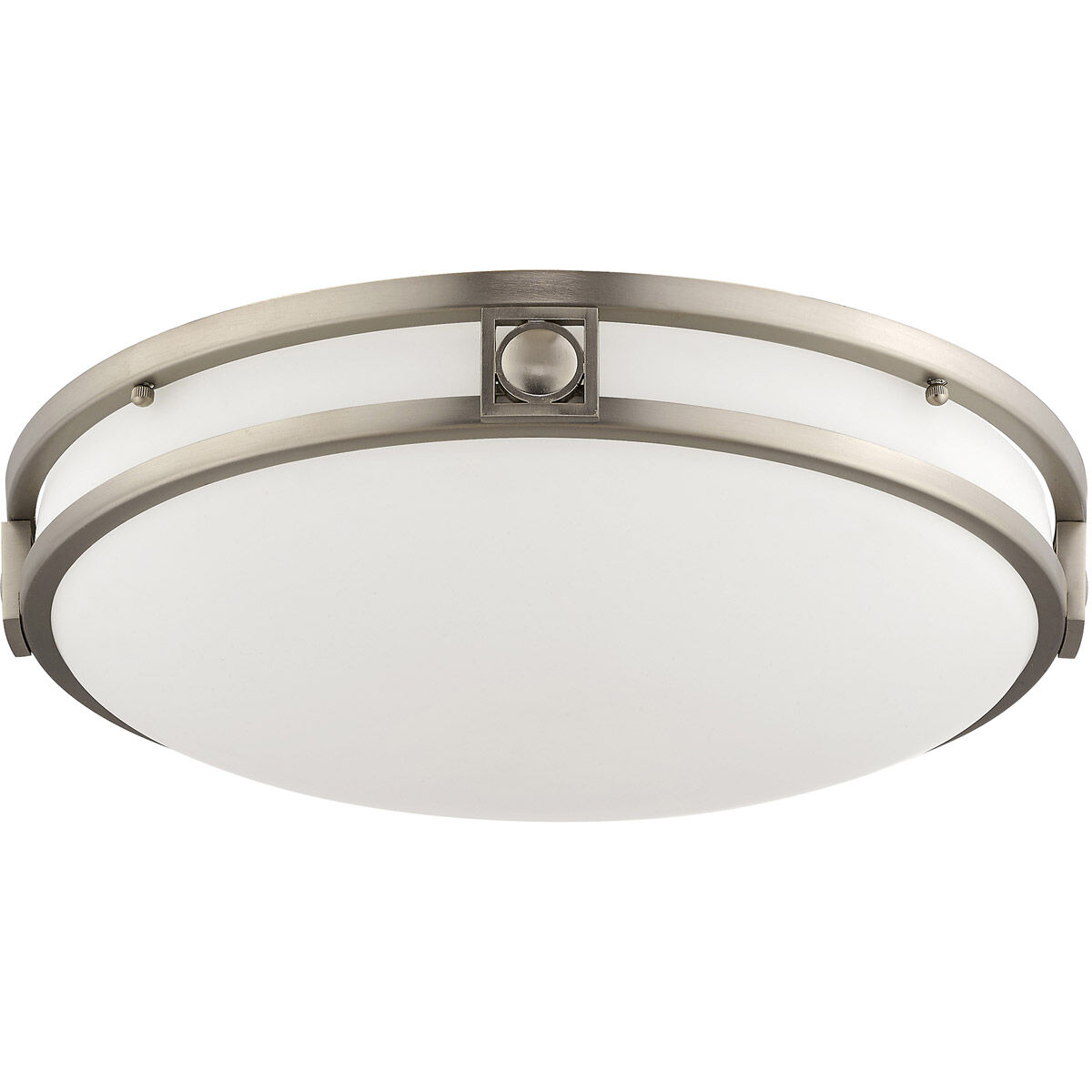 Titania 3 Light 16 inch Brushed Nickel Flush Mount Ceiling Light