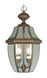 Monterey 2 Light 11 inch Bronze Outdoor Pendant Lantern