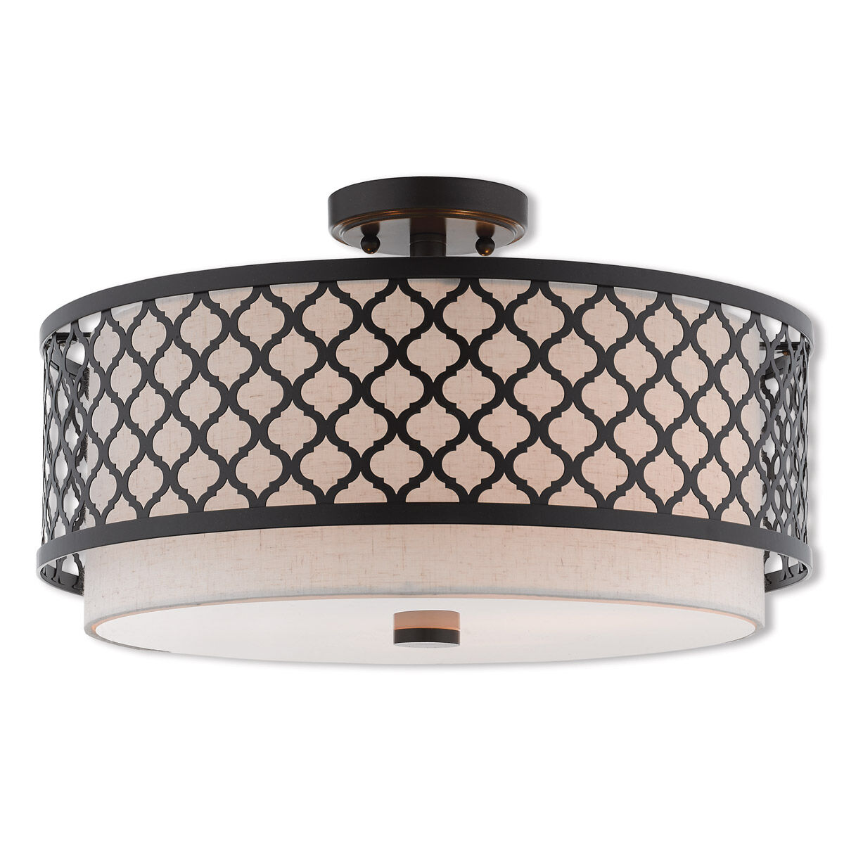 Bronze semi flush mount deals ceiling light