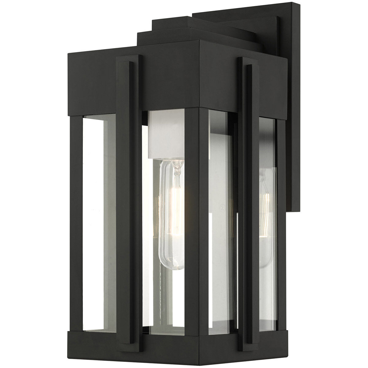 Lexington 1 Light 13 inch Black Outdoor Wall Lantern