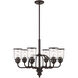 Lawrenceville 6 Light 26 inch Bronze Chandelier Ceiling Light