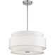 Fontana 4 Light 18 inch Brushed Nickel Pendant Chandelier Ceiling Light