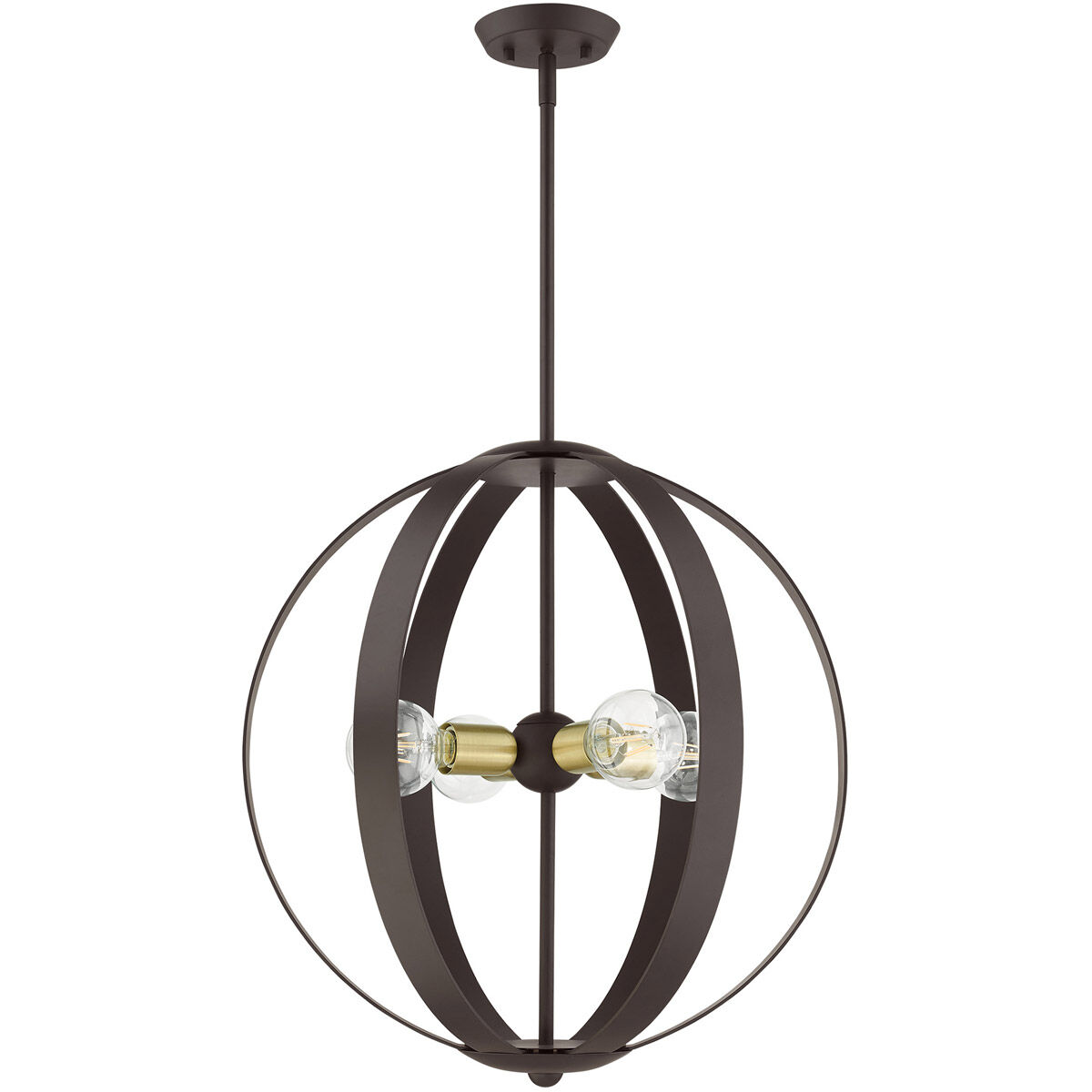 Modesto 4 Light 20 inch Bronze Chandelier Ceiling Light