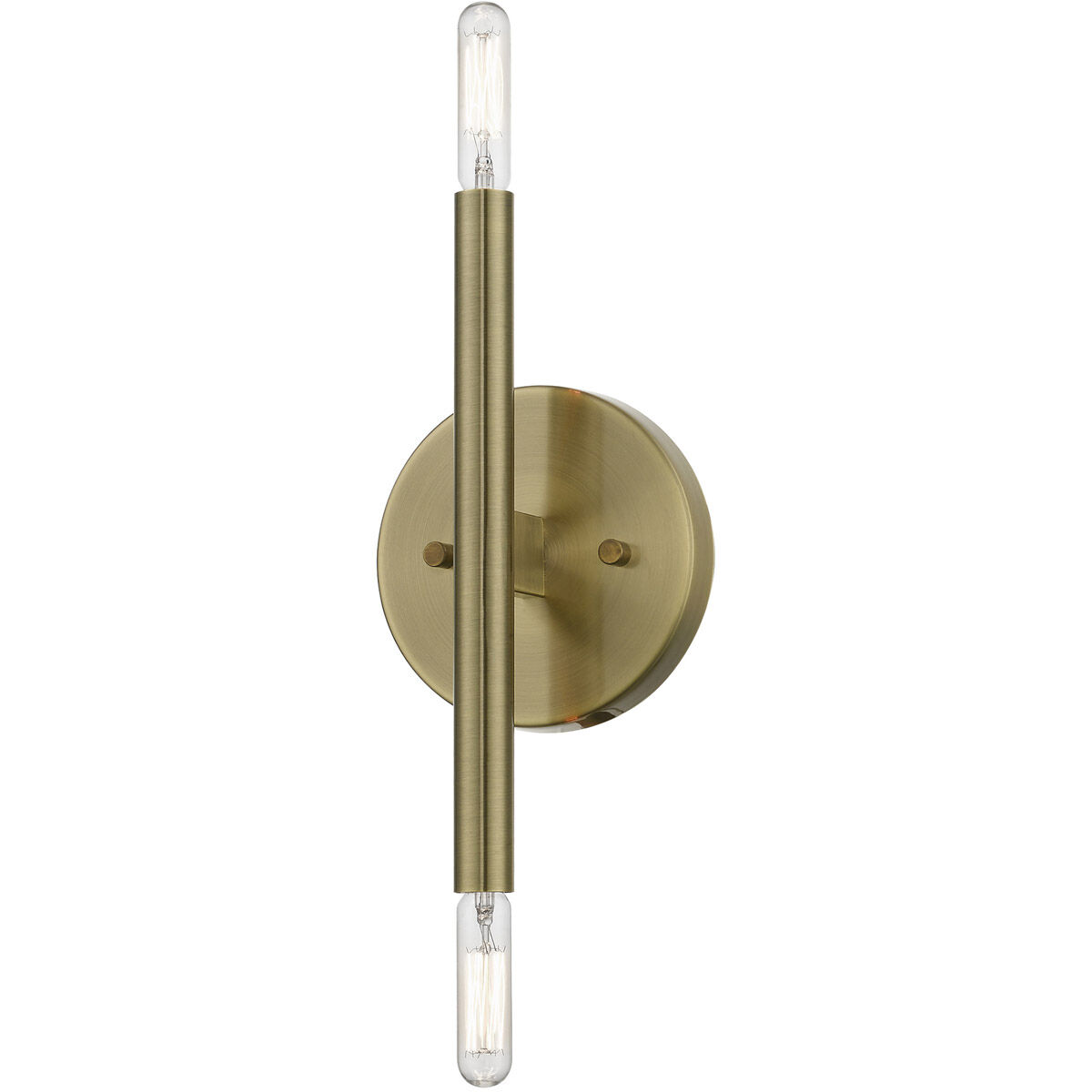 Copenhagen 2 Light 5 inch Antique Brass ADA ADA Wall Sconce Wall Light