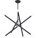 Soho 8 Light 24 inch Black Chandelier Ceiling Light